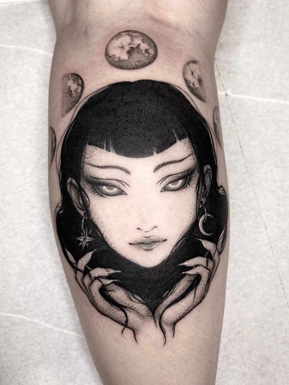 4_marseille meilleure tatoueur dotwork illustration blackwork tattoo